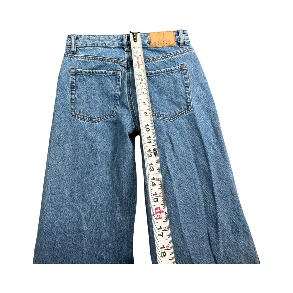 PacSun Jeans Womens 24 Blue Casey Low Rise Baggy Wide Leg Light Wash Denim - Picture 8 of 13